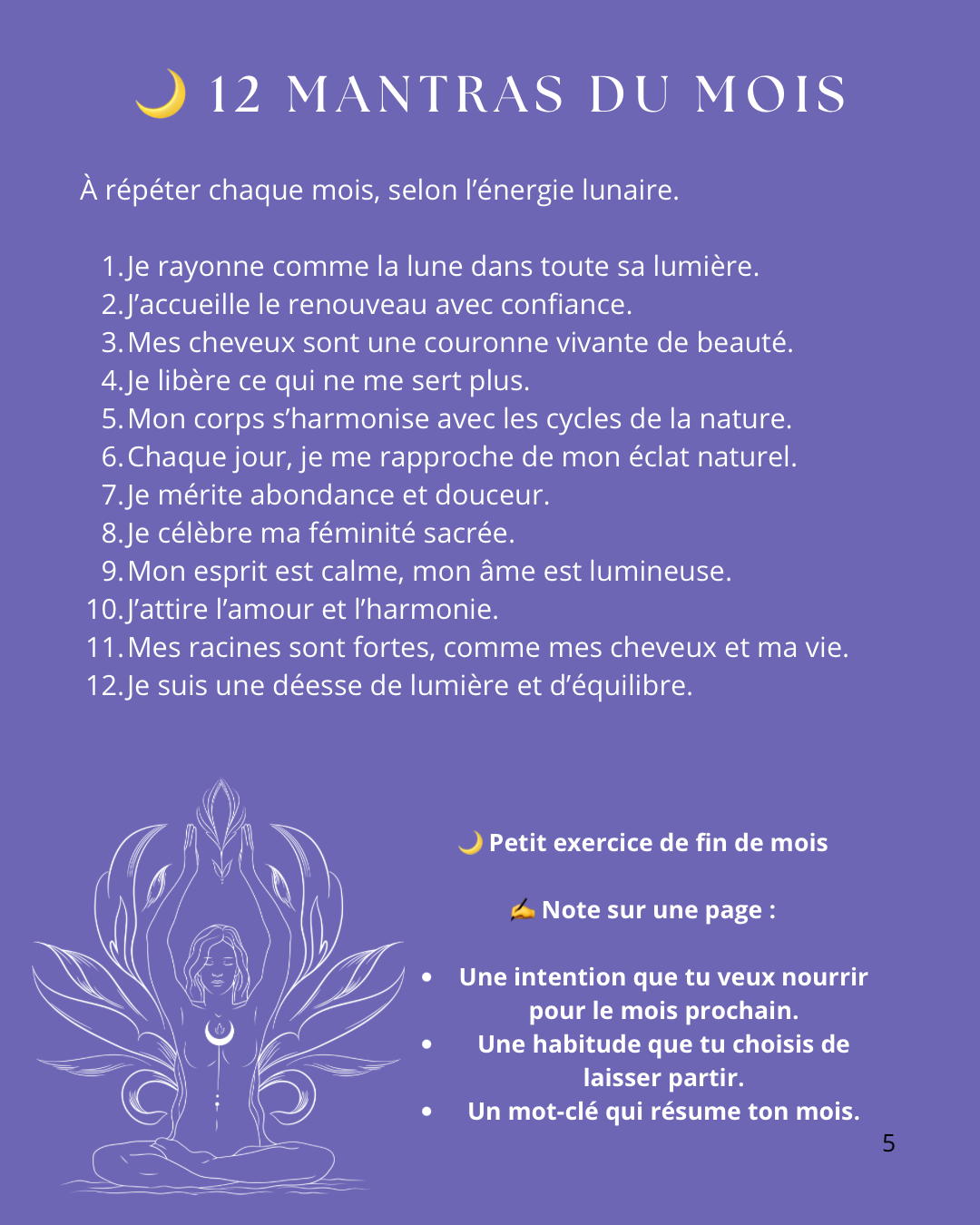 🌕 Journal Lunaire – Guide des Phases de la Lune pour Beauté, Santé & Énergie🌖