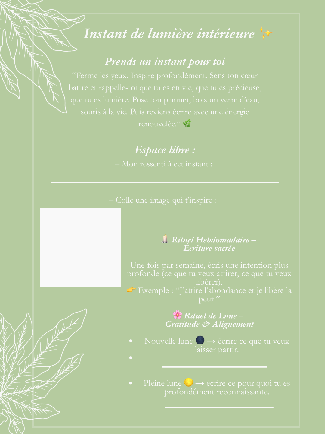 ✨Programme Positif – Écris & Transforme ton Mental✨